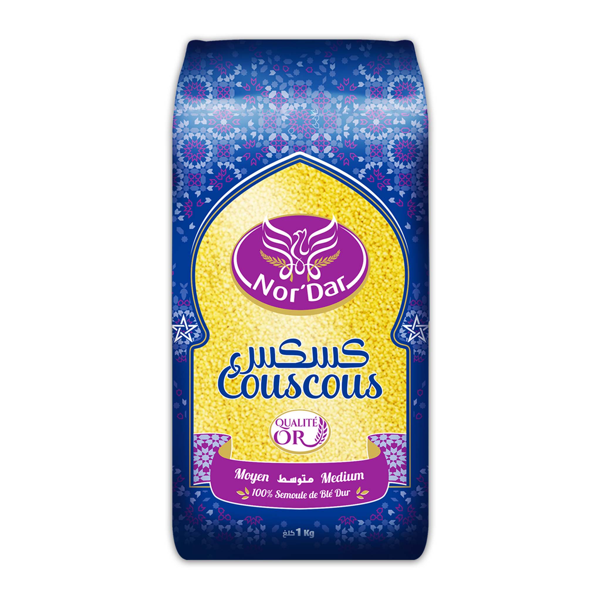 Nor'Dar Couscous Moyen 1Kg PRODUCT