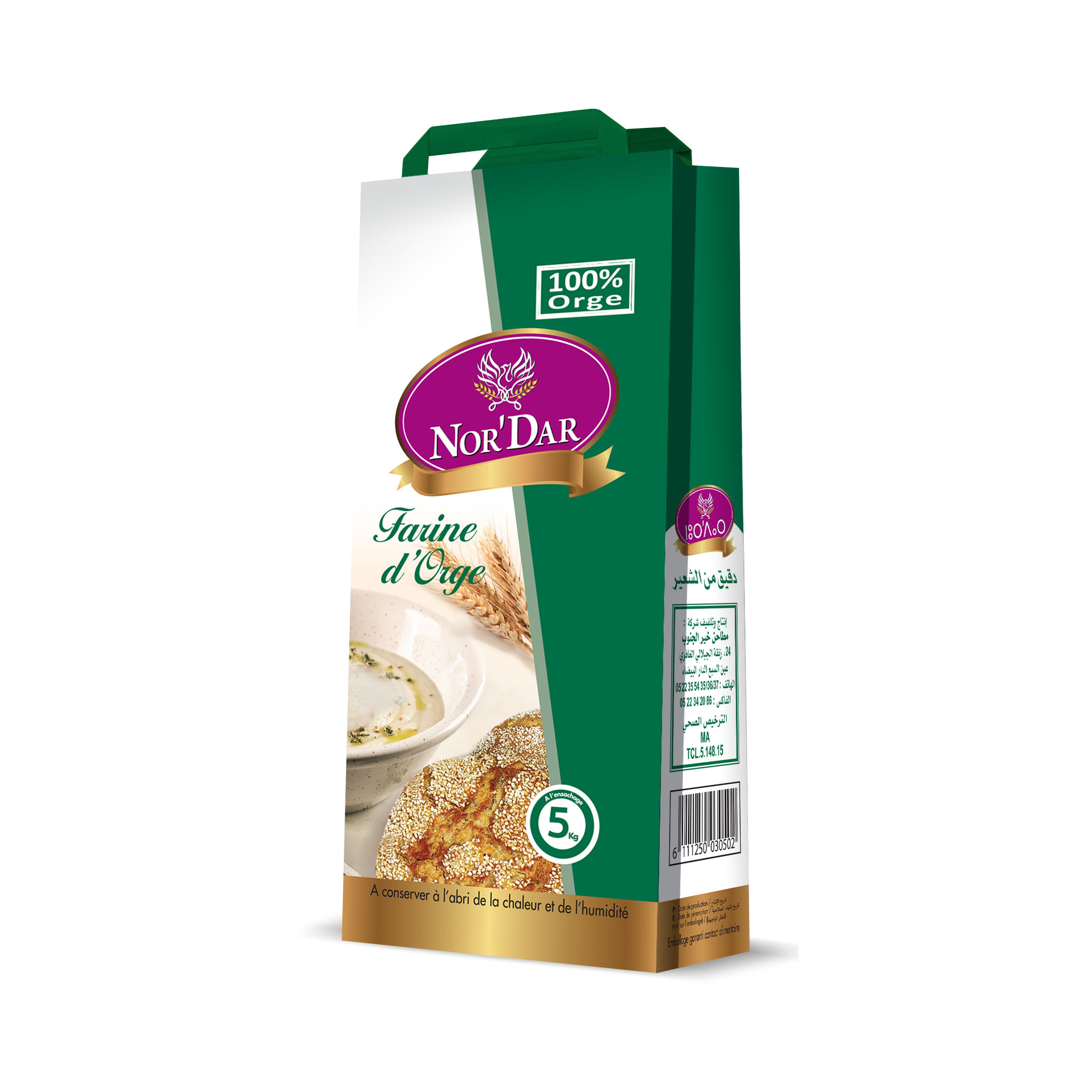 Nor'Dar Farine d'orge 5kg - PRODUCT