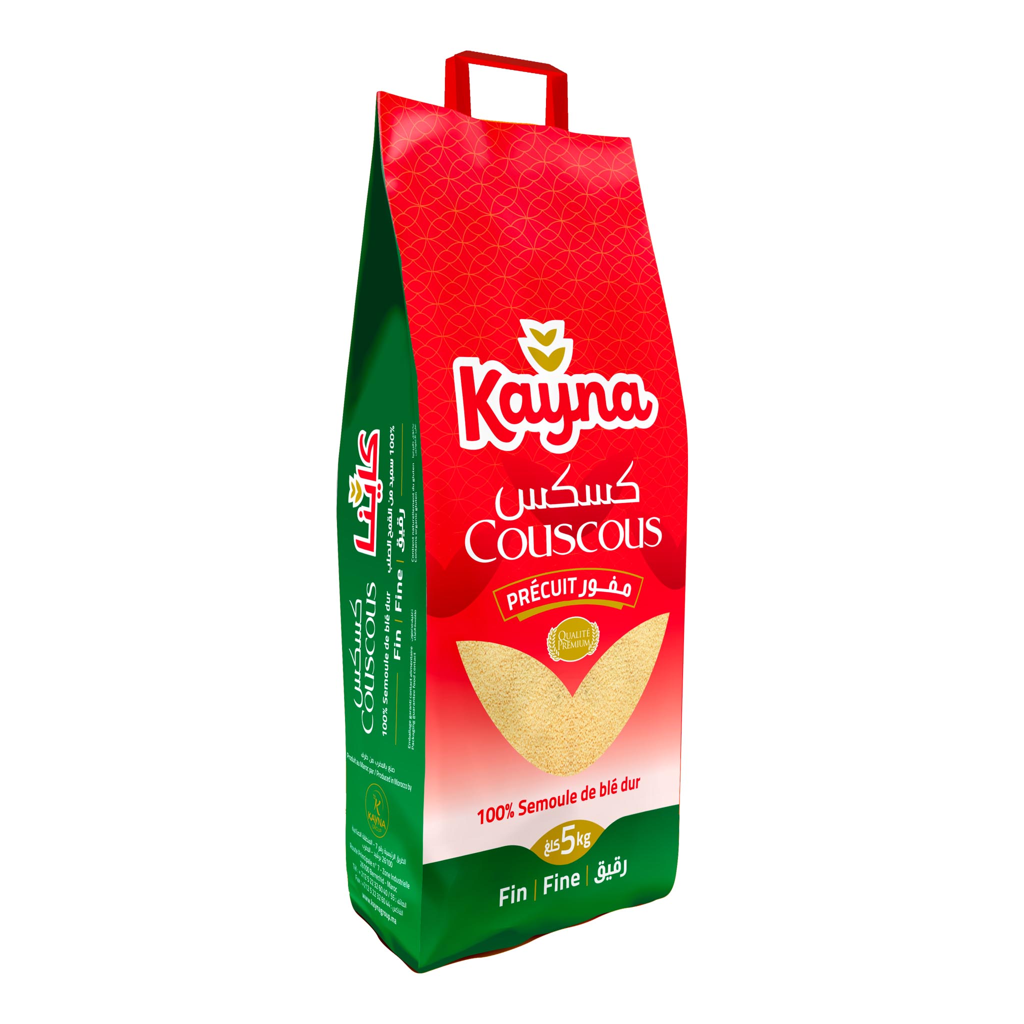 KAYNA Couscous Fin Mockup - 5KG - PRODUCT